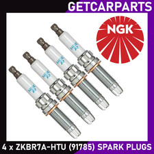 4 x NGK ZKBR7A-HTU Spark Plugs for BMW 1, 3, 5 and 6 Series (See Description)
