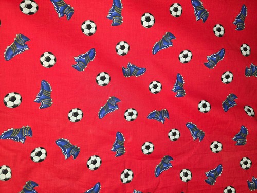 Red football boots - red, cotton