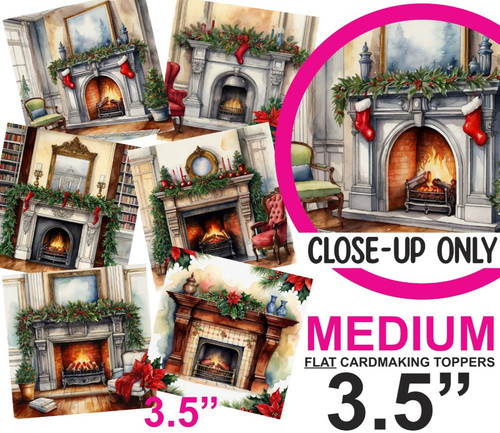 Card toppers christmas cosy - toppers,