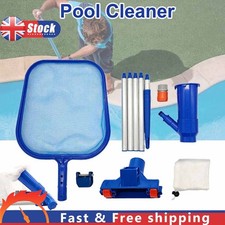 Pool Cleaning Kit Spa Swimming Pool Vacuum Pond Vacuum Head Leaf Skimmer UK