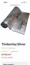 TIMBERLAY SILVER underlay for
