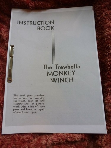 The trewhella monkey winch - monkey,