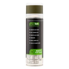 Autotek Exact Match Fast Drying Aerosol Spray Paint Camouflage Paint Green 300ml