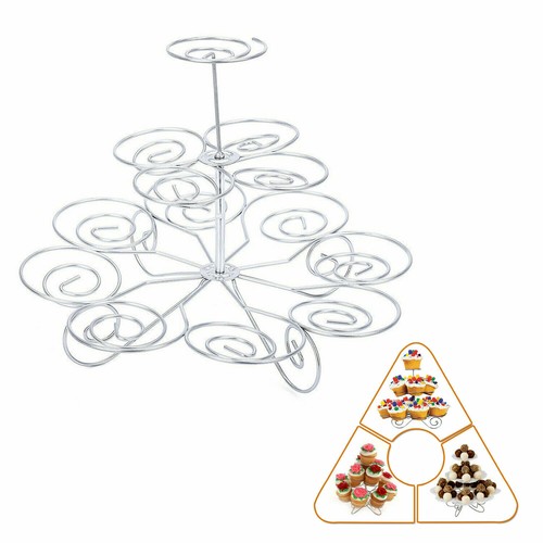 Metal tier cupcake stand - metal, 3