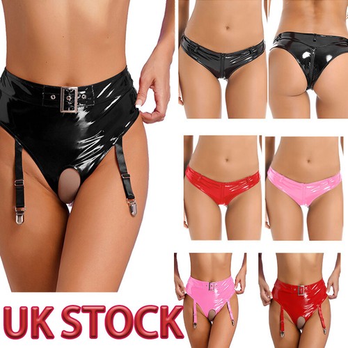 Women shiny bikini briefs - shiny,