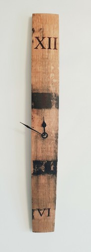 Wall clock solid - solid, whisky/