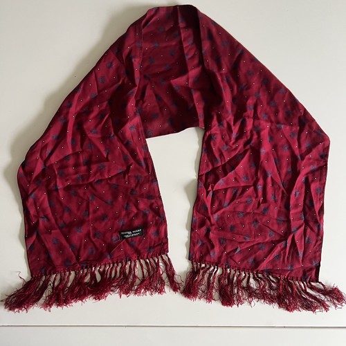 Vintage tootal polka dot scarf - tootal,