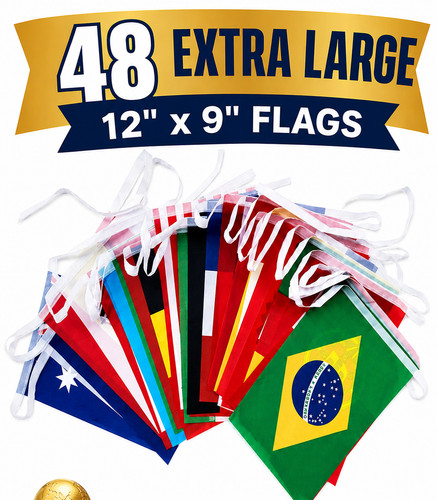Huge 15m bunting - bunting, 48