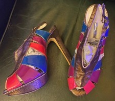 New Sandals Fuschia/Blue shoes