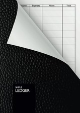 Simple Ledger: Cash Book | 110 pages | DIN A5 | Income Expense |... 