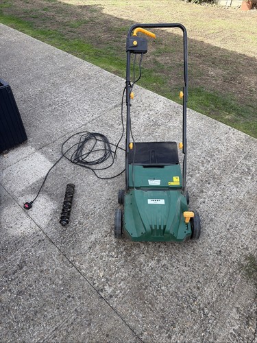 Electric lawn rake with - lawn,