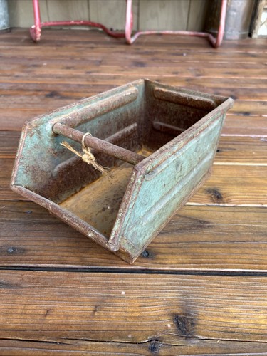 Vintage green stackbin - vintage,