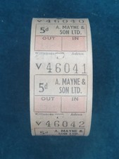 A MAYNE & SON Ltd 5d BUS COACH