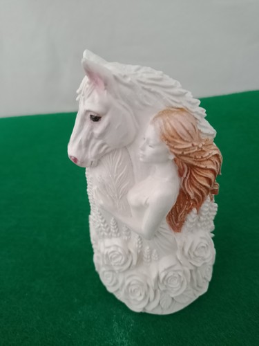 Handmade lady with horse - handmade,
