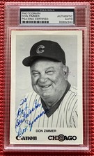 PSA signed/slabbed DON ZIMMER