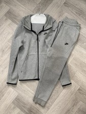 Nike Grey Tech Fleece Tracksuit Size Medium