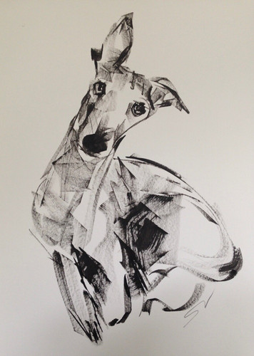 Original signed ink sketch - signed, of