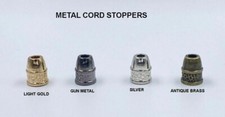 ROUND DBL SOLID HEAVY BRASS CORD STOPPER LOCK END TOGGLES VARIOUS QUANTITIES 