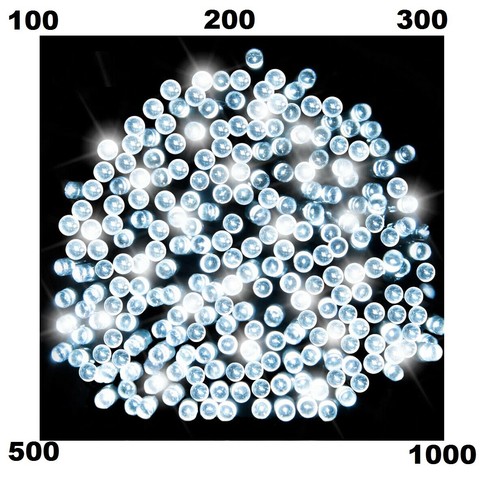 100 1000 led cold white - led,