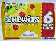 30g chewits fruit - 6x, salad