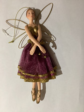 Gisela Graham Fairy Christmas Tree Decoration  Ballerina Dancer