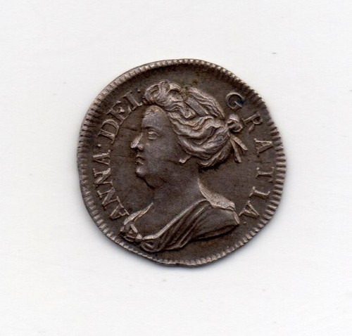 1704 maundy twopence - 1704, anne