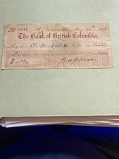 1897 bank british columbia - 1897,