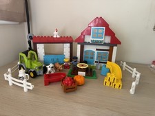 Lego Duplo Farm Animals Set , House Barn Tractor