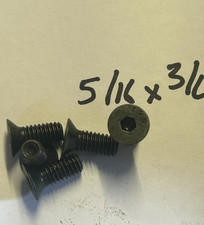 COUNTERSUNK  HEAD SOCKET   SCREWS  5/16" UNC X  3/4"  LONG  X 5  [NARROW HEAD]