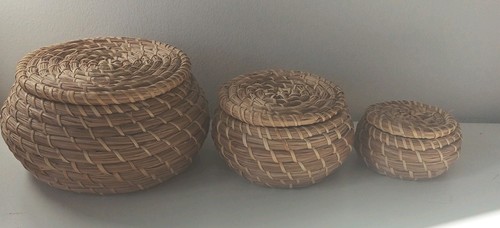 Set seagrass baskets - set,