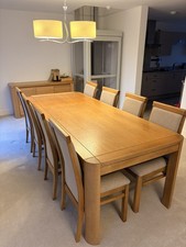 Solid Oak Extending Dining