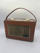 Vintage 1960s Hacker RP17 Mini Herald Brown Cased Transistor Radio - UNTESTED