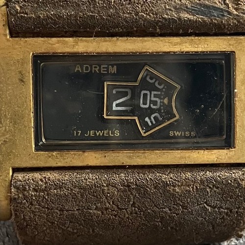 Vintage adrem jump hour watch - vintage,