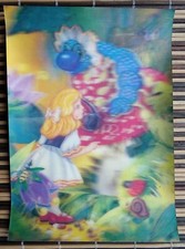 Wonderful mushroom. Vintage Lenticular 3D postcard. ASSR. 1989