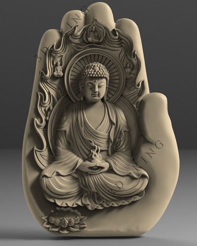 Stl model god - god, buddha