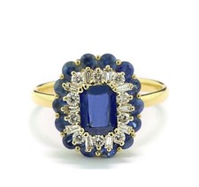 Sapphire Brilliant Ring Total