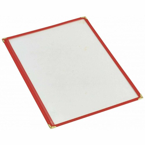 Red american style menu - a4,