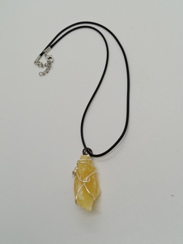 Citrine crystal handmade - handmade, wire
