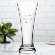 Personalised Engraved Pilsner