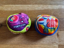 Kellogg's Football Portugal Nederland Hacky Sack Bean Beanie Ball Toy