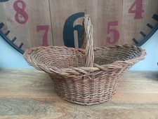 Vintage Willow Shopping Basket