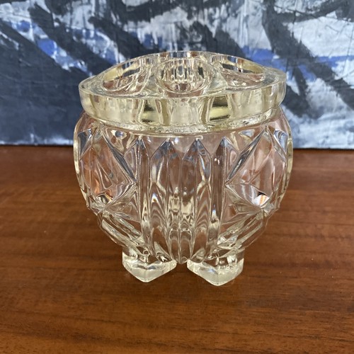 Vintage bagley glass rose - bagley,
