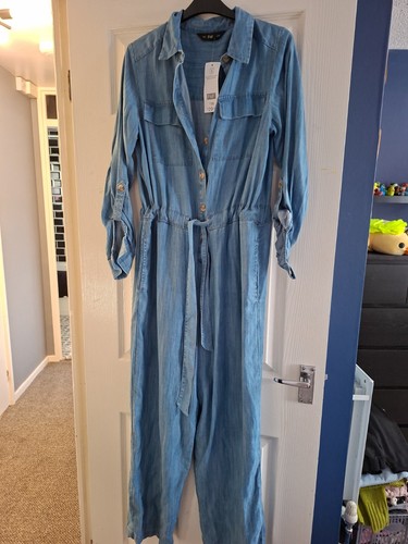 Denim colour jumpsuit - f, &