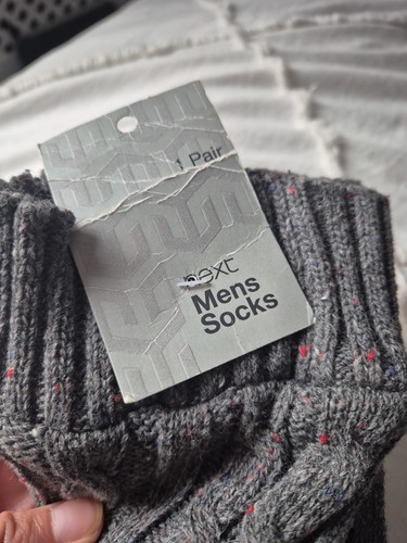 Next grey men slipper - slipper, socks