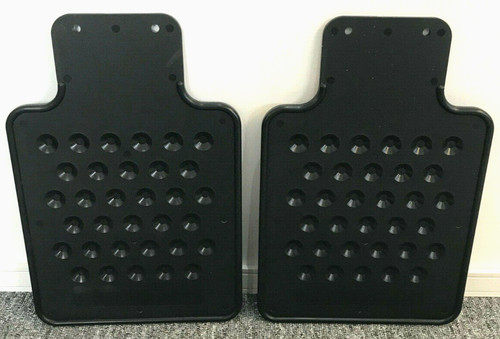 Mudflap black plastic pair - pair,