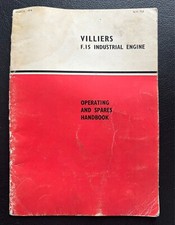 Villiers F15 Operating and Spares Handbook F.15