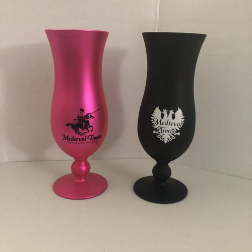 Medieval times glass goblets - times,