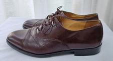 ROLAND CARTIER ~ brown leather Oxford lace up shoes ~ UK 10