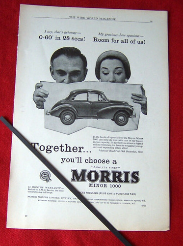 Bmc morris minor - minor, 1958