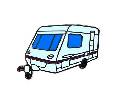 White caravan camping touring - white,